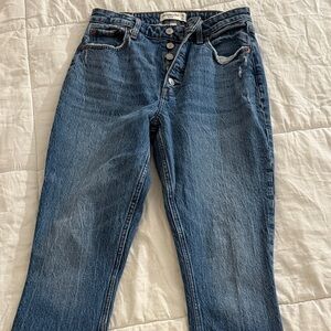 Abercrombie & Fitch Straight Leg Blue Jeans